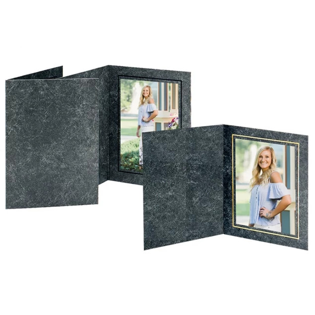 Black Cardboard Photo Frame for 4x6, 5x7