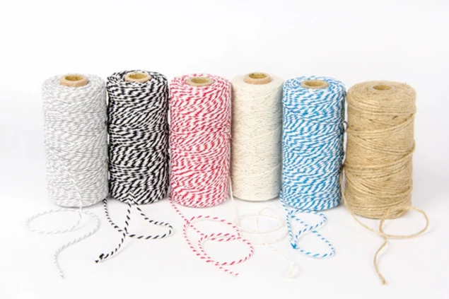 Silver, Gray, Blue, Jute, Red, Black Tyndell Bakers Twine