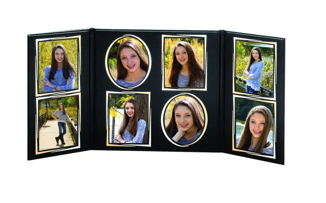 Black/gold TAP Mirage Folio 4x5-8V