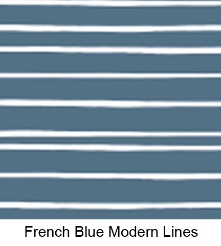 French Blue Modern Lines Tyndell Tissue 5x20, 10x20, 14x30, 20x30.