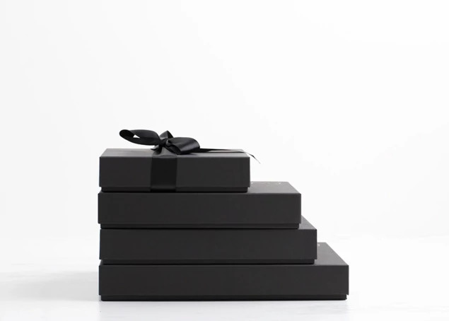 Matte Black Tyndell 2" Presentation Box 8x10, 9x12, 11x14 horizontal/vertical