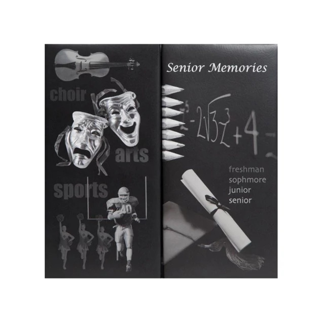 Senior Memories Choir, Sports, Art Black/Black TAP Memories Folio 4x6-8V.