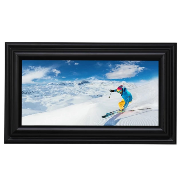 Black Wood Panoramic Frame easel back 5x10, 10x20.