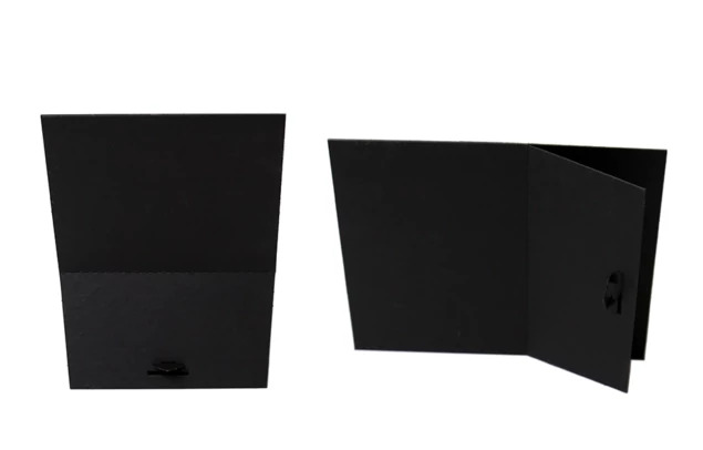 Side loading slip in Black/Gold, Black/Black Tyndell Aster Easel 4x6, 5x7, 8x10 vertical/horizontal