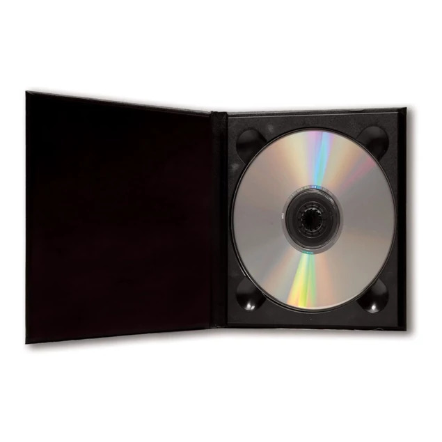 Black TAP CD-1 Holder folder open.