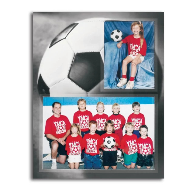 Side loading slip in Gray TAP SM-1002 Soccer Memory Mate 7x5/3x5.