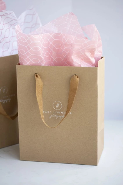 Tan Kraft Tyndell Euro Tote bag 8x10, 13x10, 16x12.