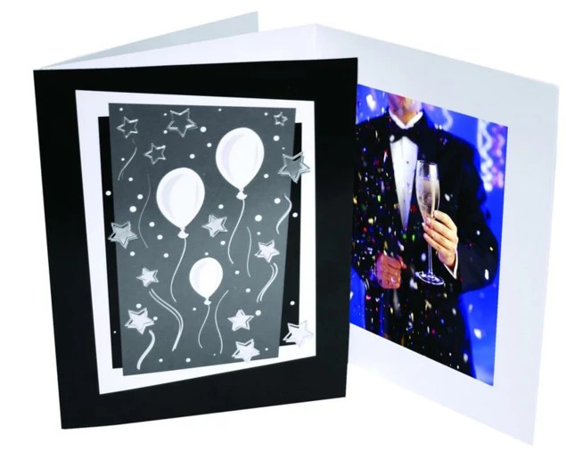 Black TAP Confetti Folder 4x6.