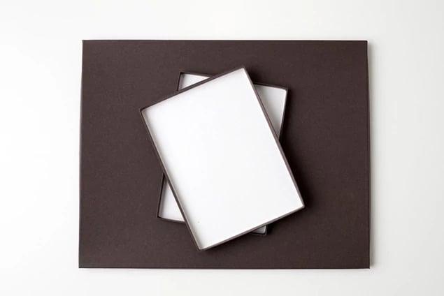 CLEARANCE 1/2" Portrait Box - Matte Chocolate - Clearance