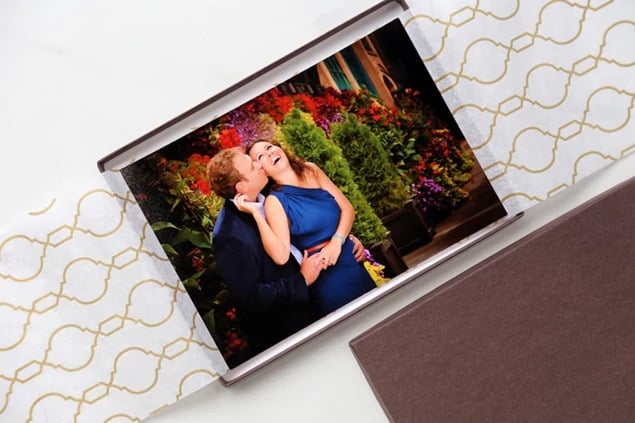 CLEARANCE 1/2" Portrait Box - Matte Chocolate - Clearance