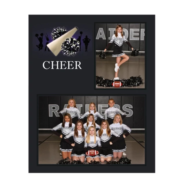 Side loading slip in Black Tyndell PS-109 Cheer Memory Mate mount 7x5/3x5.