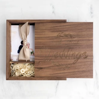 Wood Flash and Print Boxes - Walnut by Tyndell Details