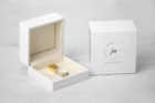 White Soft Touch USB Box by Tyndell Details