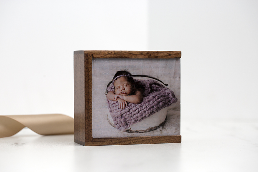 Walnut Flash Drive Box