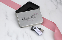 USB Swivel Drive and Metal Tin Bundle